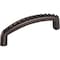 Elements 3" Center-to-Center Brushed Oil Rubbed Bronze Rope Detailed Cypress Cabinet Pull Z118-3DBAC - alternate 1